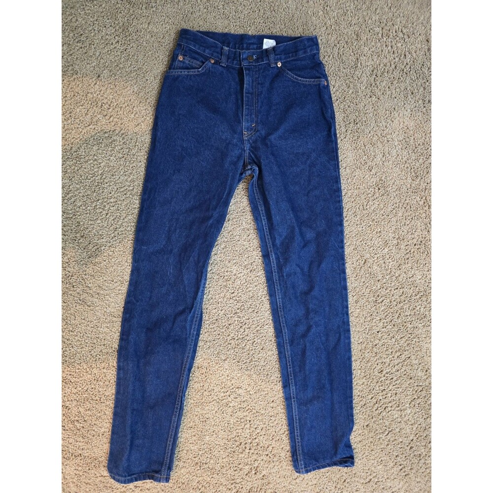 Vintage Levi's Orange Tab High Waist Mom Jeans Made USA Juniors 11 Actual 28x31 - Picture 12 of 13